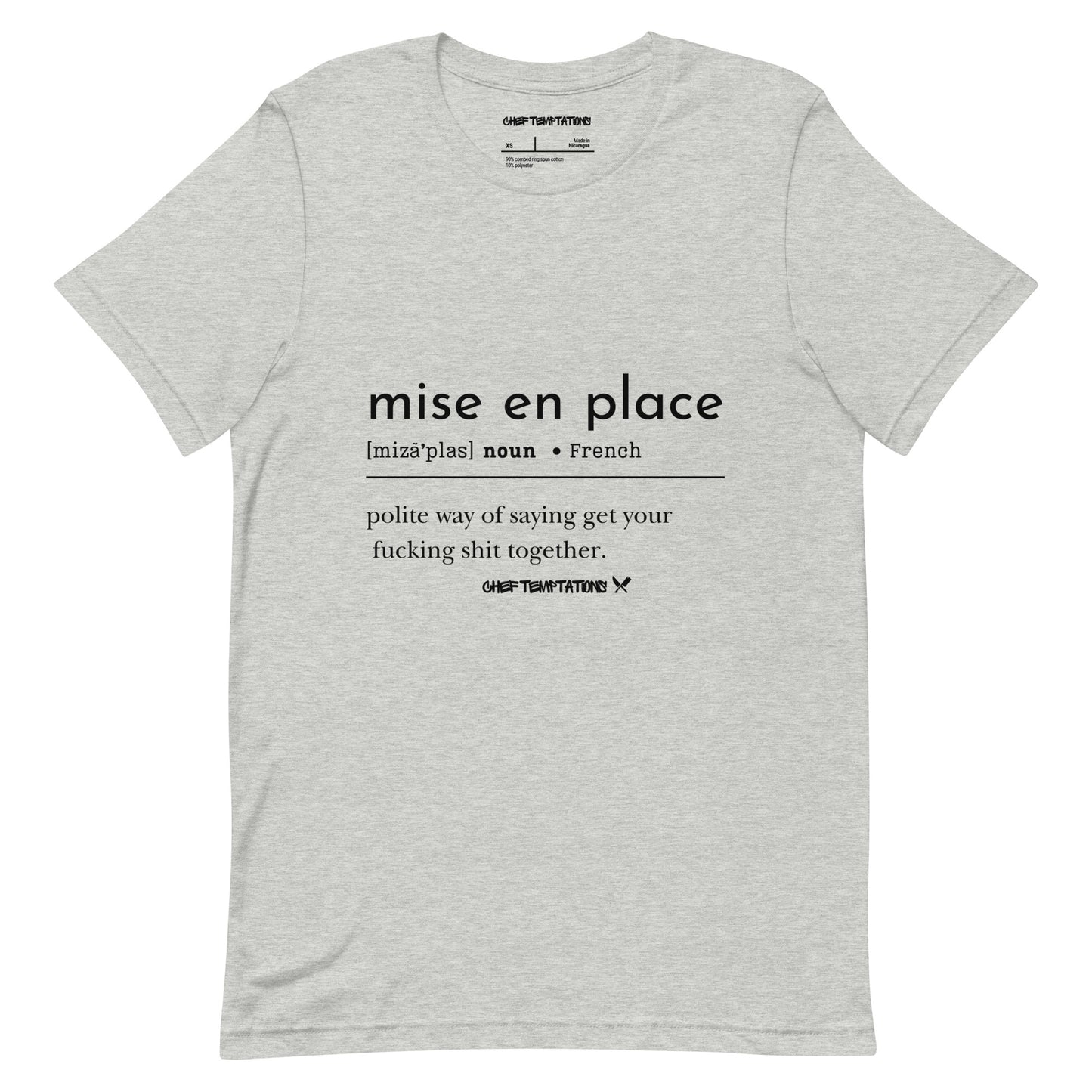 Mise en place t-shirt