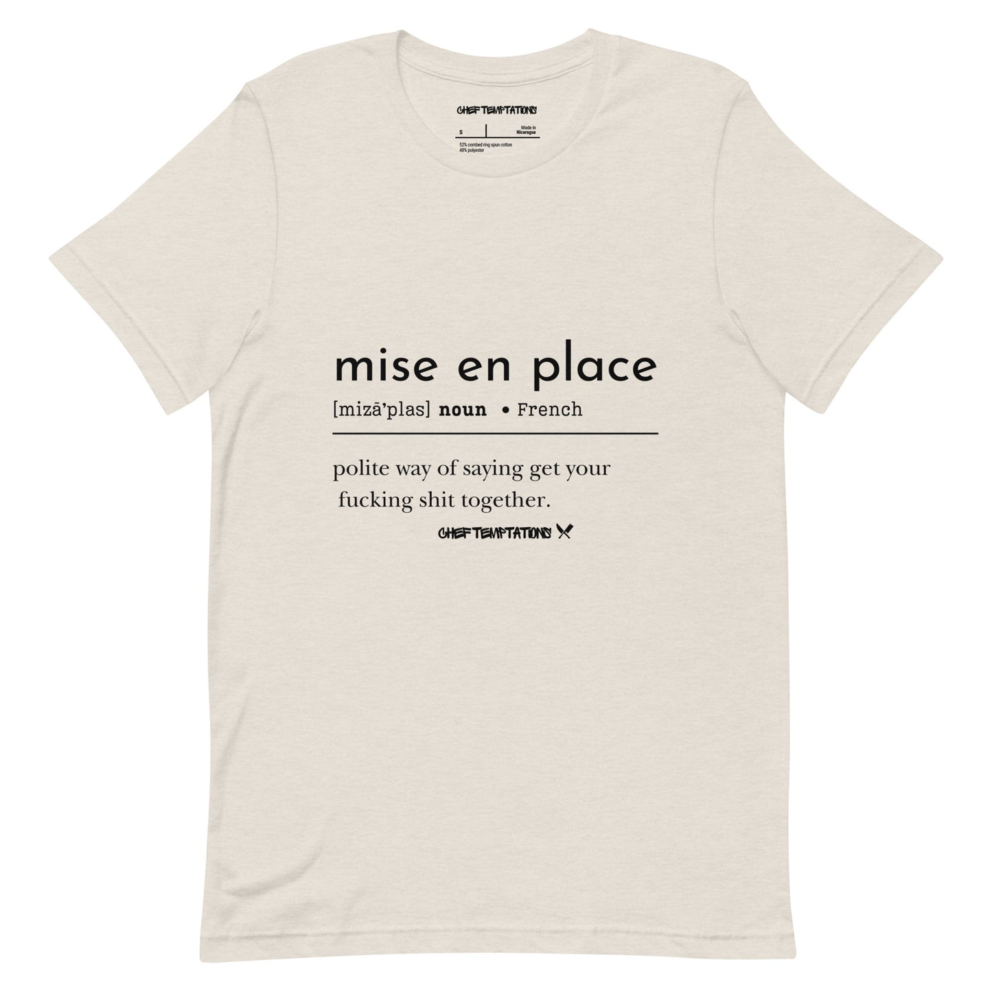 Mise en place t-shirt