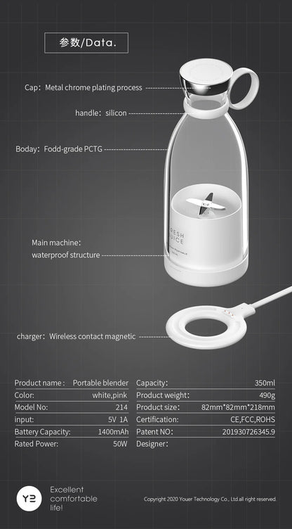 Rechargeable Portable  juicer blender