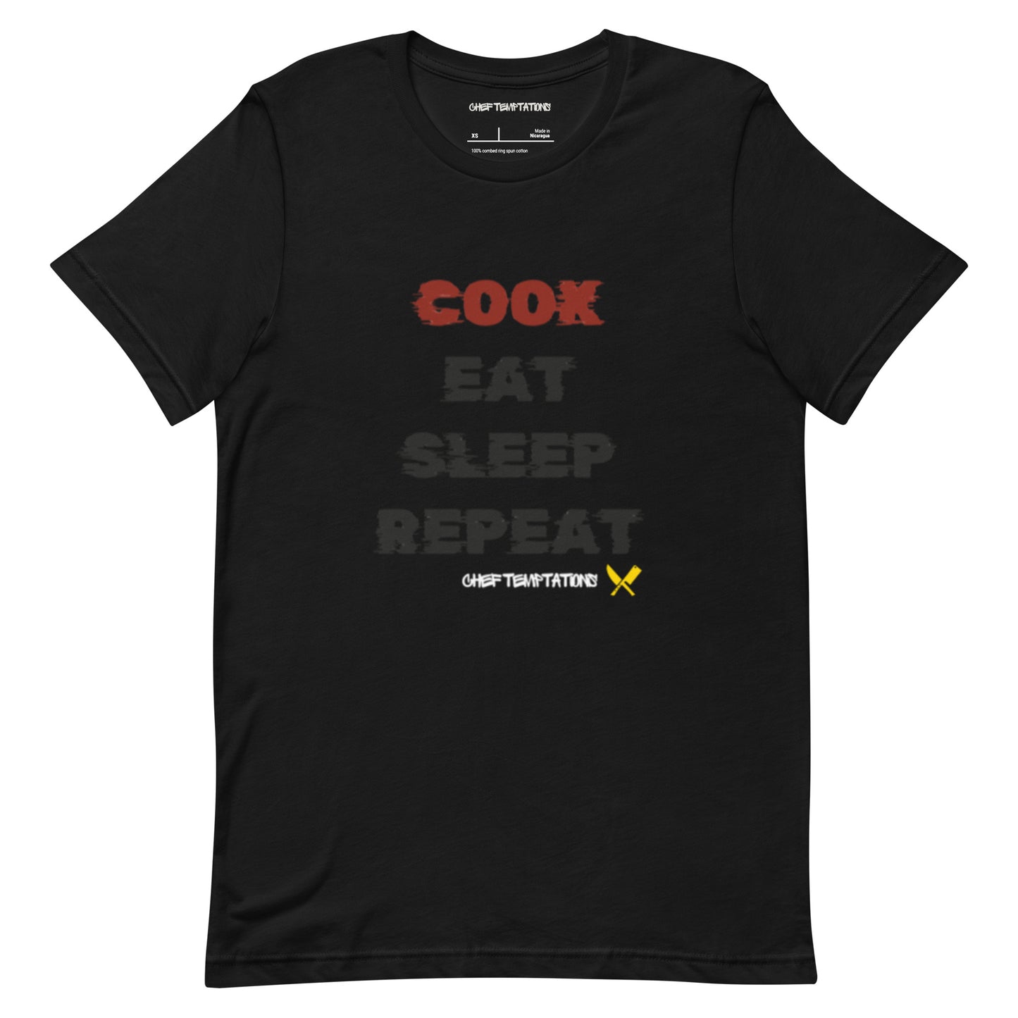 Cook Eat Sleep Repeat t-shirt