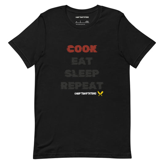 Cook Eat Sleep Repeat t-shirt